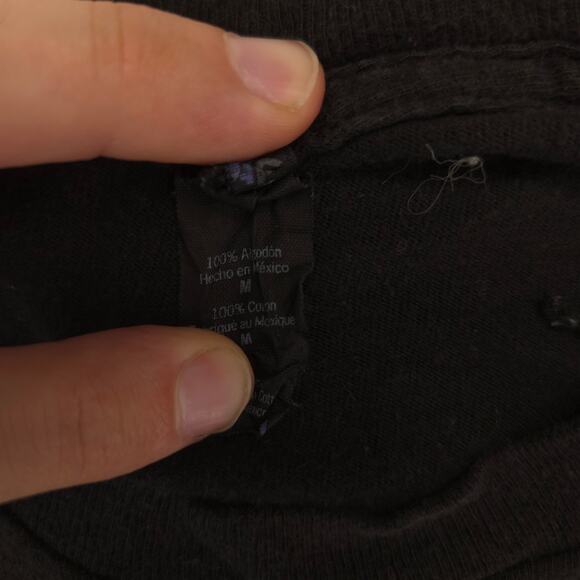 Rock on the Range Band Short Sleeve Graphic Crew Neck T Shirt Mens Size M Black - Picture 3 of 9